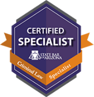State Bar Of Arizona Certified Specialist - Criminal Law